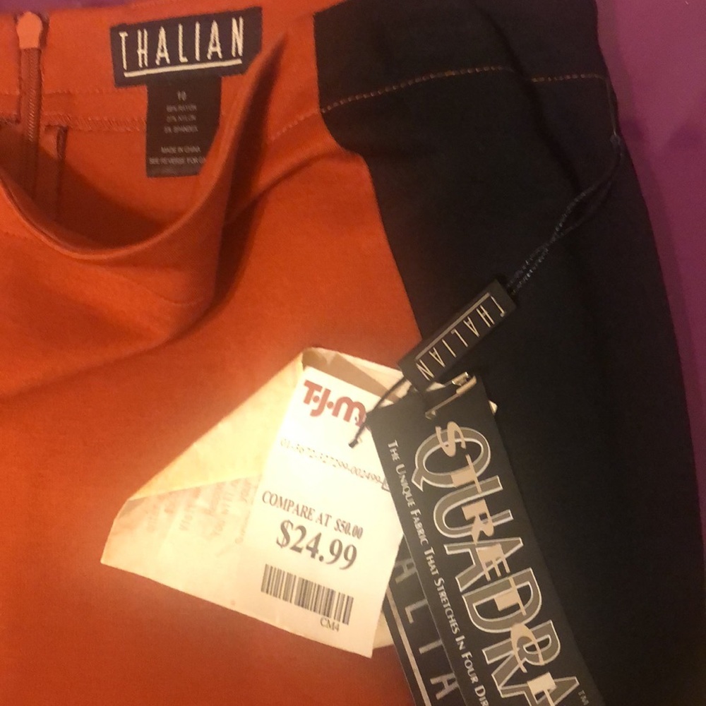 Never worn Rust w/Black Stretch Fabric - Picture 2 of 4